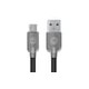 Cable Mobo Lighting Caucho Negro 2 M