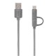 Cable 2 en 1 micro Usb / tipo C DAEWOO