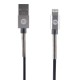 Cable Mobo Twist Lightning Negro 1M