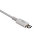 Adaptador Forward Lightning Carga + Audio 3.5mm Blanco
