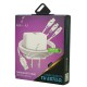 Cargador turbo con conector Lightning/Tipo C/Micro USB