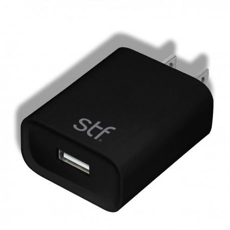Cargador de Pared 2.4 A 1 Puerto USB Carga Rápida Grafito STF