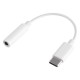 Cable adaptador tipo C a 3.5 mm blanco
