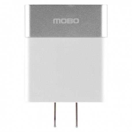 Cargador de pared 3A/36W 2 puertos Usb-A, tipo C ultra blanco