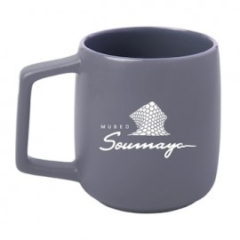 Taza Soumaya cerámica gris