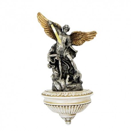 Pileta de pared para agua bendita con imagen de la Virgen de Guadalupe Sanborns