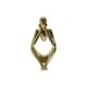 Figura decorativa color dorado 10.5x8.5x19.5cm