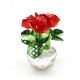 Flor Roja de Cristal