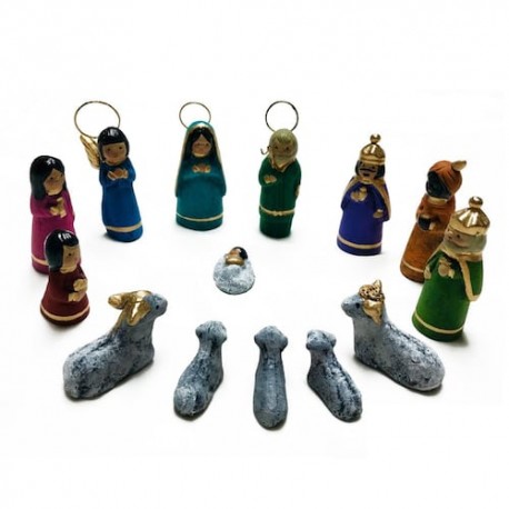 Nacimiento chico modelo 629 multicolor