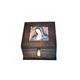 Caja Alhajera Viejo Arte Madera Virgen María