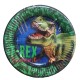Plato pastelero T-Rex Dipak 6 piezas