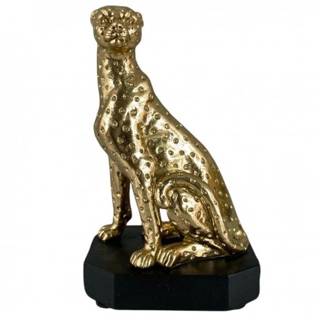 Leopardo decorado 9X6.5X14 centimetros