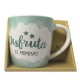 Taza Nico de Porcelana 'Disfruta El Momento'