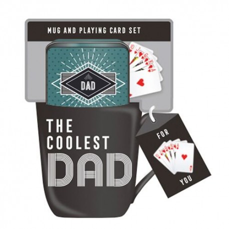 SET de Taza y Juego de Cartas THE COOLEST DAD