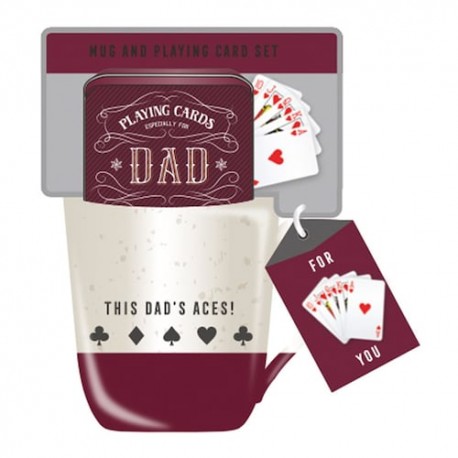 SET de Taza y Juego de Cartas THIS DAD´S ACES