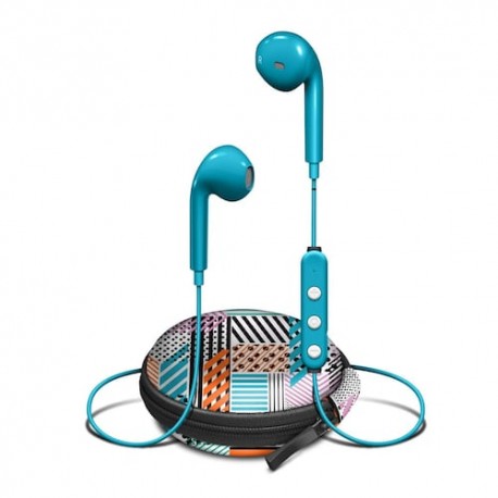 Audífonos iWorld McBeth Bluetooth Azul