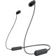 Audífonos Sony WI-C100 bluetooth negro