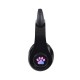 Audífonos Bluetooth Gato Grande Negro