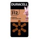 Pila Duracell Auditiva 312 C/6
