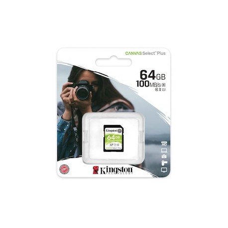 Tarjeta KingstonSD 64 GB C10 PLUS