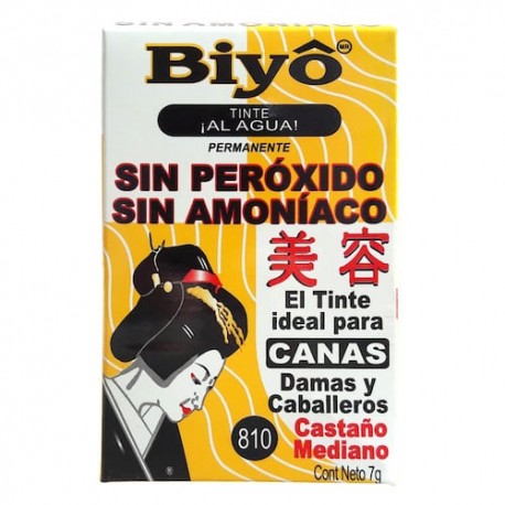 Tinte Biyo Castaño Medio 810 7 gr
