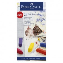 Mini Pasteles Blandos Faber-Castell de 24 Piezas