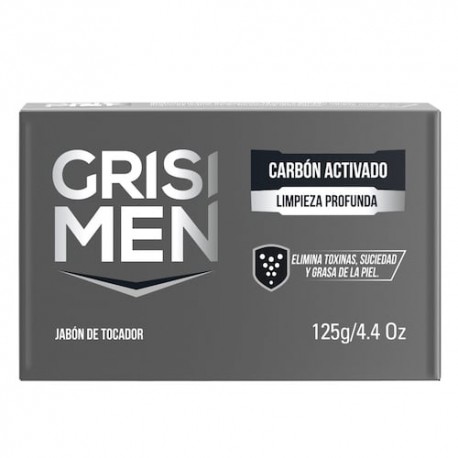 Grisi men jabón carbón activado