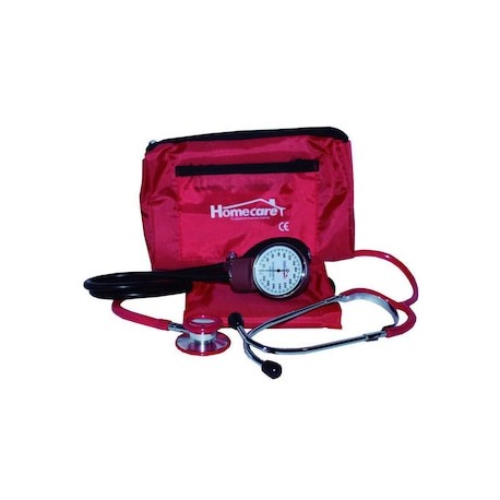 Kit Baumanómetro Rojo con Estetoscopio Duplex