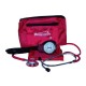 Kit Baumanómetro Rojo con Estetoscopio Duplex