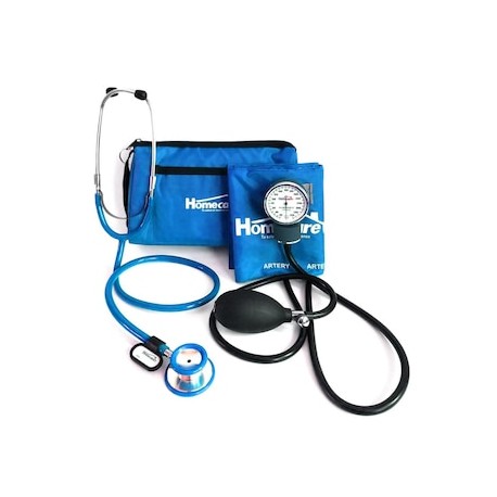 Kit Baunómetro Azul Homecare con Estetoscopio Duplex