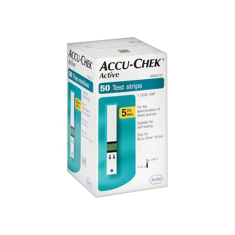 Tiras Reactivas Active C/50 Roche