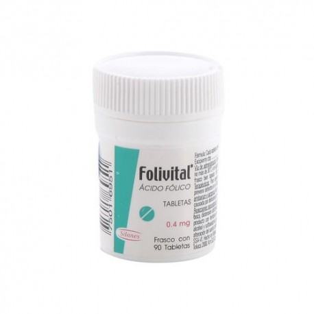 Folivital 0.4 mg tabletas 90