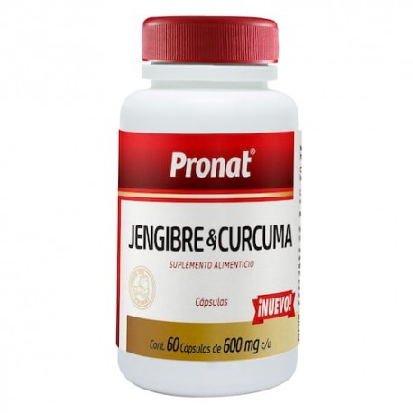 JENGIBRE Y CURCUMA 60CAPS