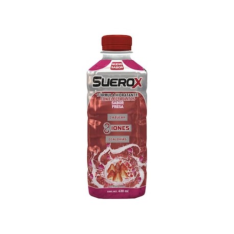 Suerox Adulto 8iones Fresa 630 ml
