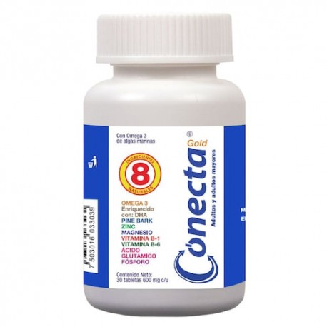 Conecta Gold 30 Tabletas 600 Mg C/U