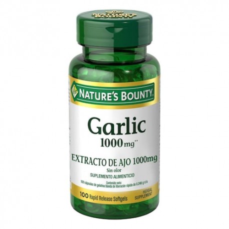 Extracto de ajo 1000 mg Nature´s Bounty