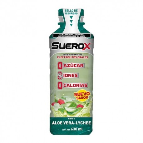 Suerox Adulto 8iones sábila 630 ml
