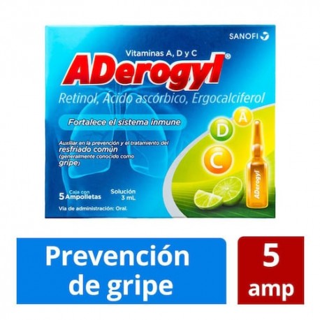 Aderogyl 15 con 5 Ampolletas