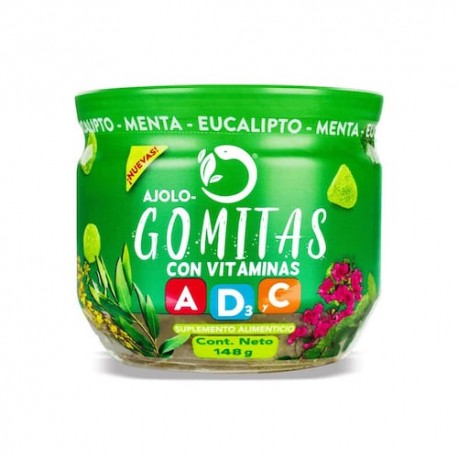 Ajolotius gomitas vitaminadas
