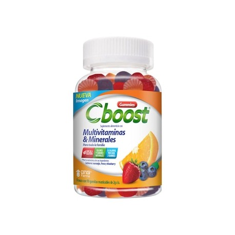 Gomitas C-BOOST Suplemento Alimenticio multi-vitaminico FCO90GOMN