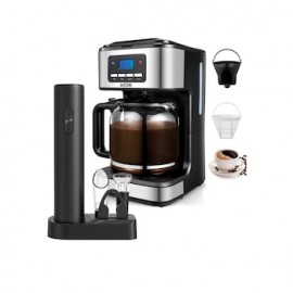 Cafetera 12 Tazas Aicok gratis destapador eléctrico de botellas de vino