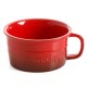 Tarro sopero 24oz de ceramica color rojo degradado