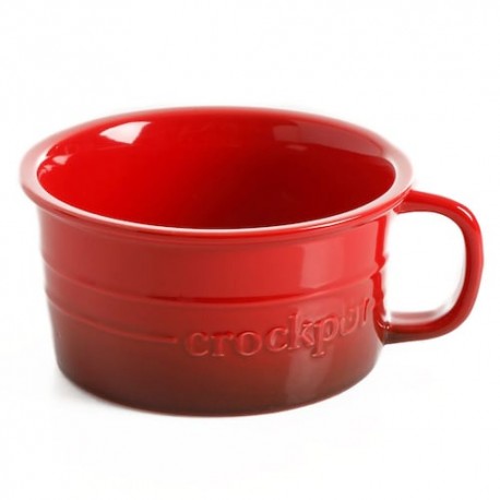 Tarro sopero 24oz de ceramica color rojo degradado