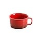 Tarro sopero 24oz de ceramica color rojo degradado