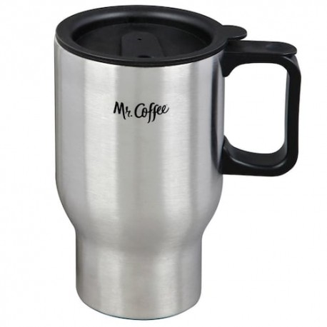 Expressway 13.5oz tarro de viaje soble pared de acero inoxidable color plata