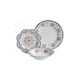 Set 12 piezas vajilla Gibson Home de melamina decorada