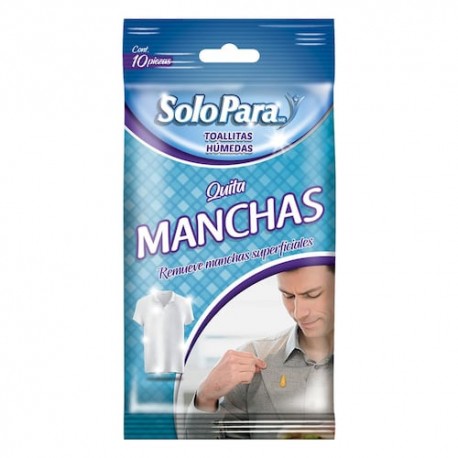 Toallitas Húmedas Quita Manchas Solo Para