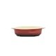 Refractario redondo cerámica 2.5qt rojo