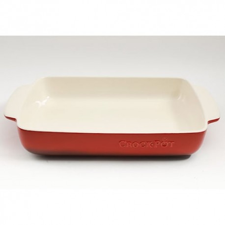 Refractario cerámica 5.6qt rojo