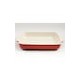 Refractario cerámica 5.6qt rojo
